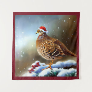 Tenture Partridge de Noël 2