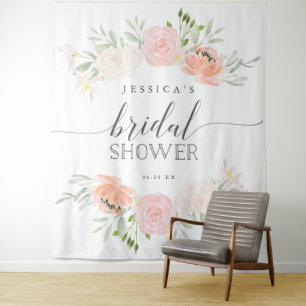 Tenture Pastel Blush Fête des mariées en arrière-plan Phot