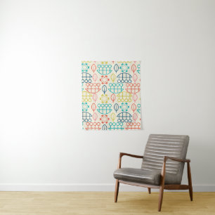 Tenture pastel de style vintage