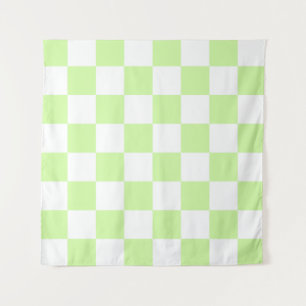 Tenture Pastel Green À damiers En vichy Motif