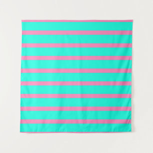 Tenture Pastel Turquoise Bleu Vert Et Rose