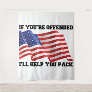 Tenture patriote américain