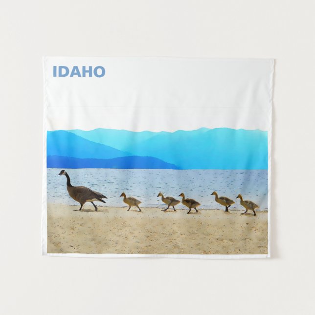 Tenture Patrouille côtière - Oies du Canada (Devant (Horizontal))