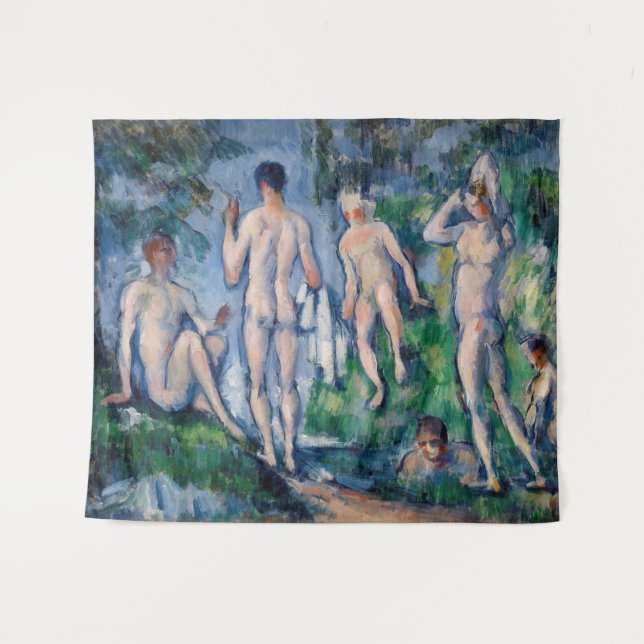 Tenture Paul Cezanne - Groupe des Bathères (Devant (Horizontal))