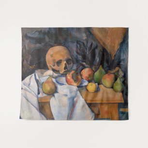 Tenture Paul Cezanne - La vie morte avec le crâne