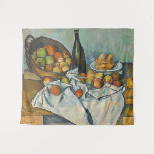 Tenture Paul Cezanne - Le panier des pommes (Devant (Horizontal))
