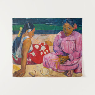 Tenture Paul Gauguin - Femmes tahitiennes sur la plage