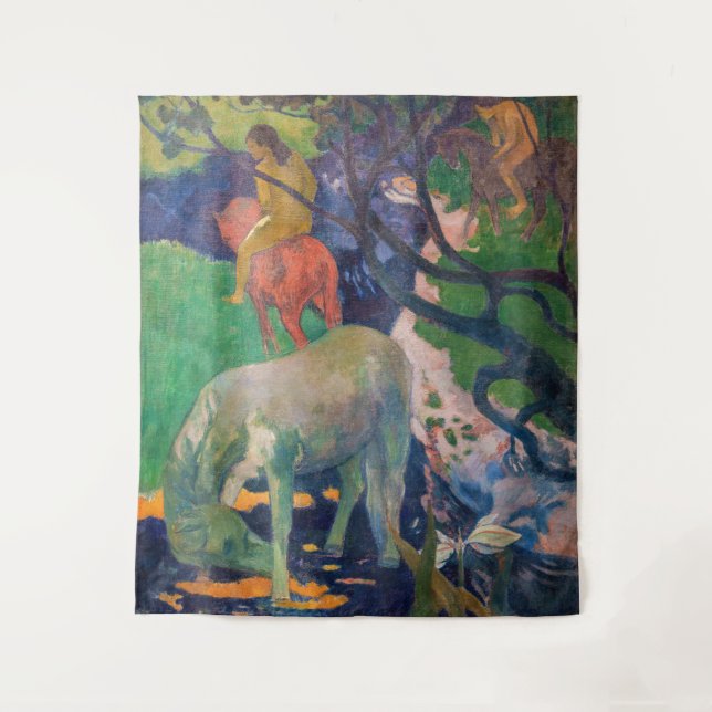 Tenture Paul Gauguin - Le Cheval Blanc (Devant)