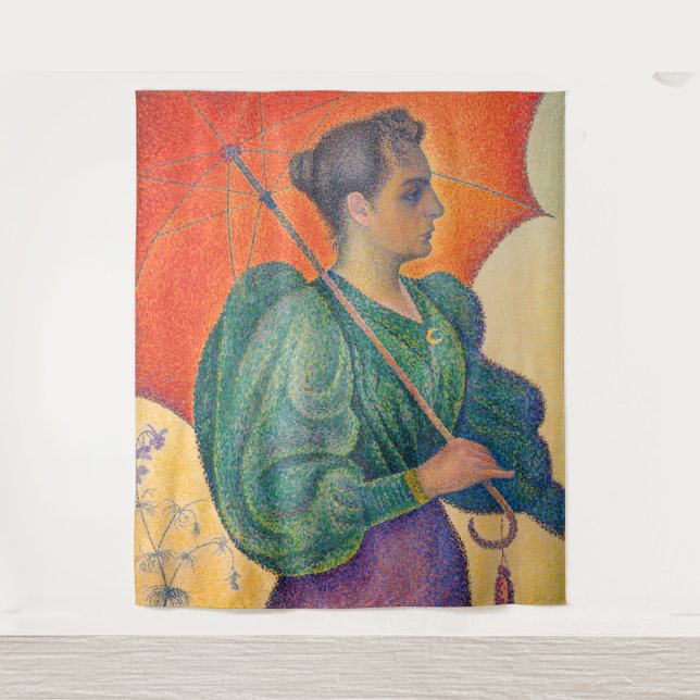 Tenture Paul Signac - Femme avec un parasol (Devant)