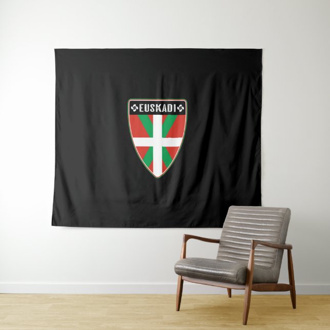 Tenture Pays basque d'Euskadi (En situation (horizontale))