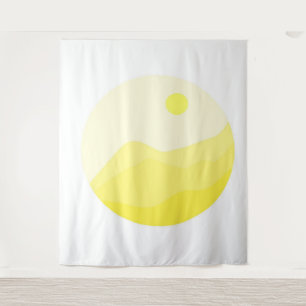 Tenture paysage art abstrait