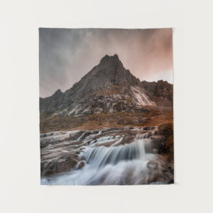 Tenture Paysage de la cascade Lofoten