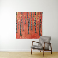 Paysage de la forêt de Birch