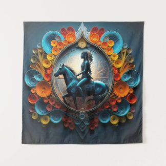 Tenture "Paysage de rêve amérindien"