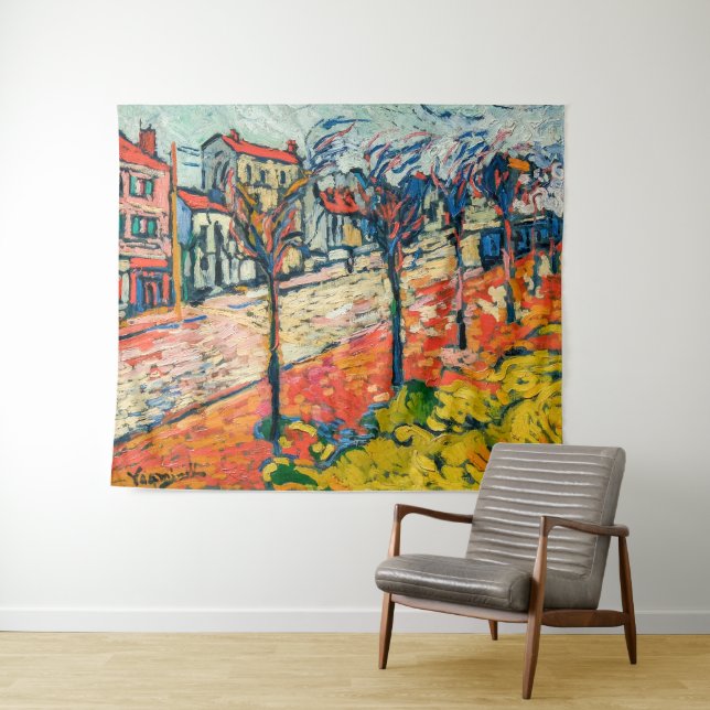 Tenture Paysage des banlieues | Maurice de Vlaminck | (En situation (horizontale))