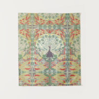 Peacock Art Nouveau Fière Papier peint Vintage