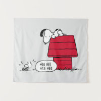 PEANUTS | Motif rouge et noir