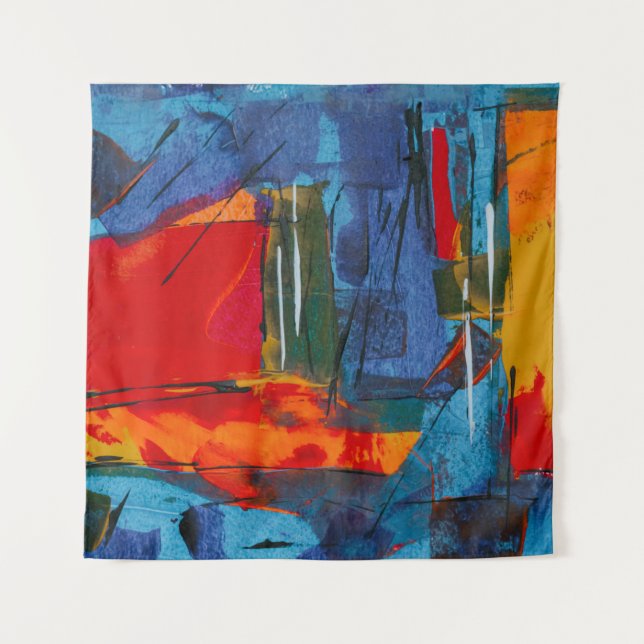 Tenture Peinture Abstraite (Devant)