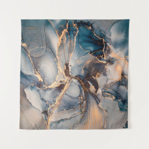 Tenture Peinture abstraite de luxe en encre d'alcool 