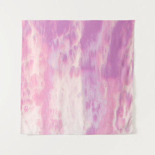 TENTURE PEINTURE ABSTRAITE VERTE ET BLANCHE
