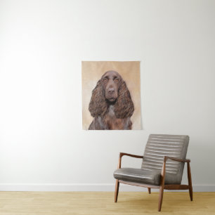 Tenture Peinture de Field Spaniel - Art Original Mignon de