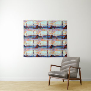 Tenture Peinture de golden gate bridge