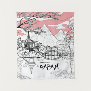 Tenture Peinture en ligne du mont Temple Lake