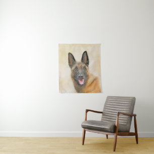 Tenture Peinture Malinoise belge - Cute Original Chien Art