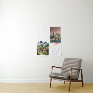 Tenture peinture murale