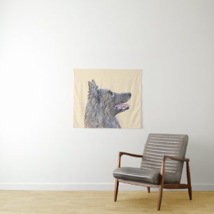Tenture Peinture Tervuren belge - Art Chien original