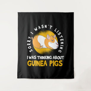 Tenture Penser à la bête de porc de Guinée