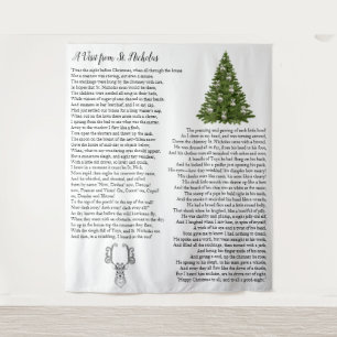 Tenture Père Noël Christmas Eve Story