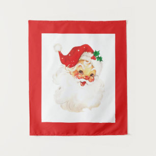 Tenture Père Noël vintage