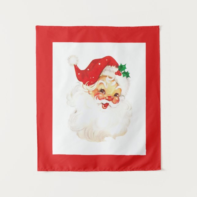 Tenture Père Noël vintage (Devant)
