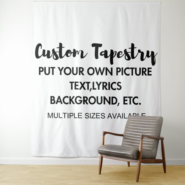 Tenture Personalized Photo Tapestry (En situation)