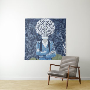 Tenture Personne de cerveau