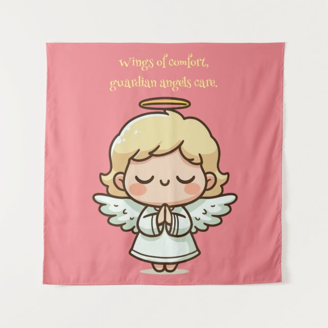 Tenture Petit ange priant (Devant)