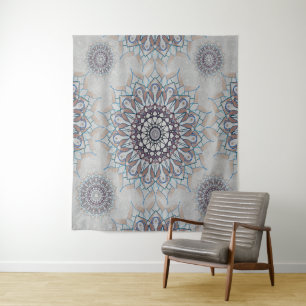 Tenture Petit floral blanc tombé à la campagne