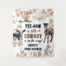 Petite Baby Shower de Rodéo de Cow-Boy