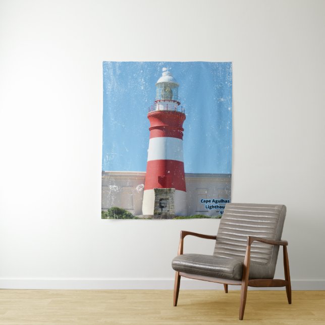 Tenture Phare du Cap Agulhas 1849 (En situation)