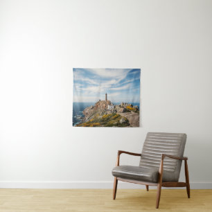 Tenture Phare et musée Cabo Vilan Galicie Espagne