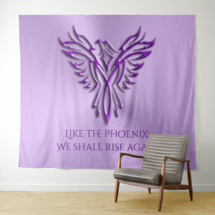 Tenture Phoenix violet, inspiration enrichissante pour le 