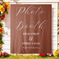 Photo Booth Brown Mariage en terre cuite