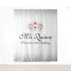 Photo Booth de Quinceanera rouge et blanc