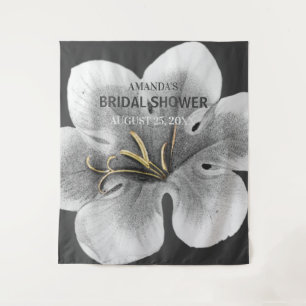 Tenture Photo Booth Mariage noir et blanc