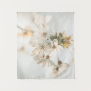 Tenture Photo de la nature en fleurs blanches