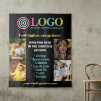 Photo du logo noir Petite entreprise Promo fond