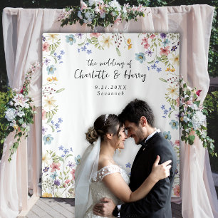 Tenture Photo Fleur sauvage moderne Mariage Contexte