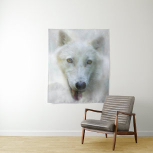 TENTURE PIERCER DE NEIGE EN LOUP ARCTIQUE