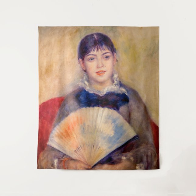 Tenture Pierre-Auguste Renoir - Fille avec un ventilateur (Devant)